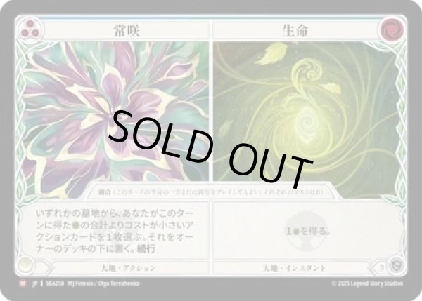 画像1: 【JPN】【Rainbow Foil】[大地] 常咲||生命/Everbloom / Life [SEA] (1)
