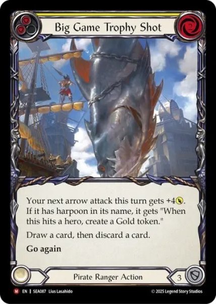 画像1: 【ENG】【Rainbow Foil】[海賊 レンジャー] 大物獲りの一撃/Big Game Trophy Shot [SEA] (1)