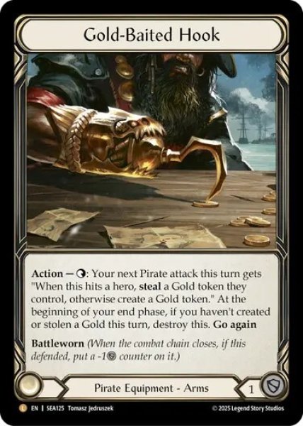 画像1: 【ENG】【Rainbow Foil】[海賊] 黄金のフック/Gold-Baited Hook [SEA] (1)