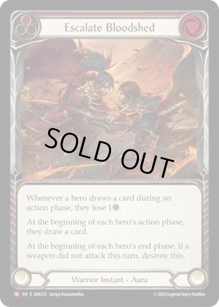 画像1: 【ENG】[戦士] 流血の激化/Escalate Bloodshed [SEA] (1)