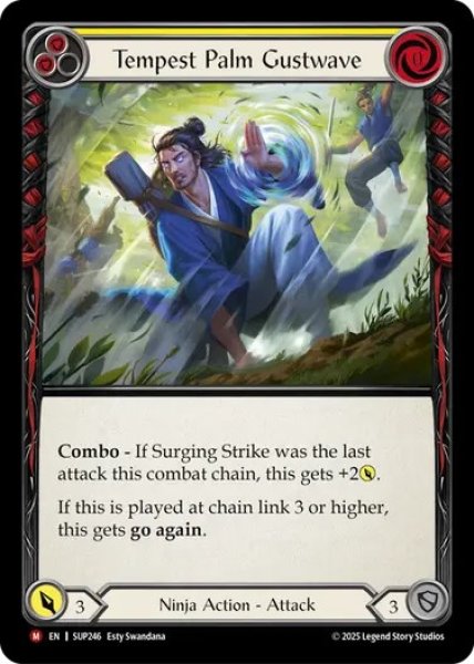 画像1: 【ENG】[Ninja] 重旋風の嵐掌 / Tempest Palm Gustwave [SUP] (1)