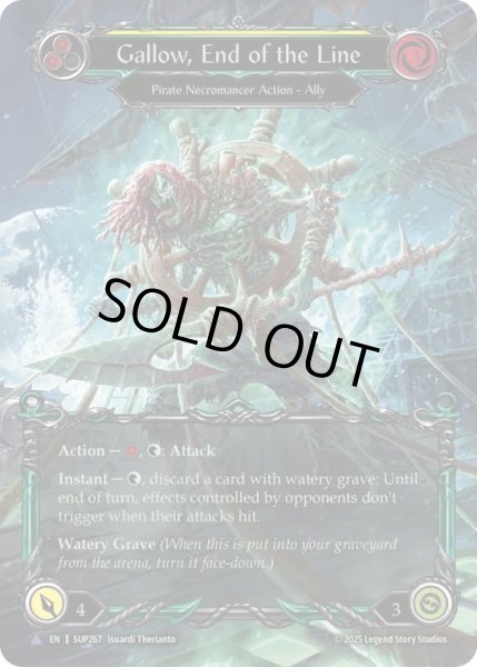 画像1: 【ENG】【Cold Foil】【Marvel】[Pirate Necromancer] 航海の終点、ガロウ / Gallow, End of the Line [SUP] (1)