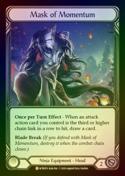 画像1: 【RF】[Ninja] Mask of Momentum [U-WTR079-L] Rainbow Foil (1)