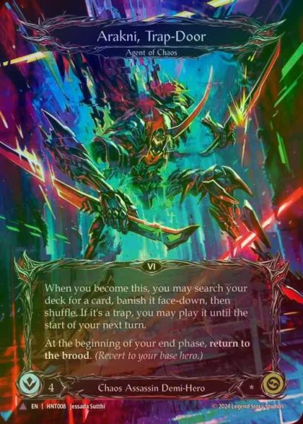 画像1: 【CF】【EN】[Chaos Assassin] 影罠蜘蛛のアラクニ/Arakni, Trap-Door [HNT008-Marvel] (1)