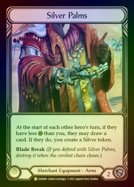 画像1: 【CF】[Merchant] Silver Palms [EVR086-L] Cold Foil (1)