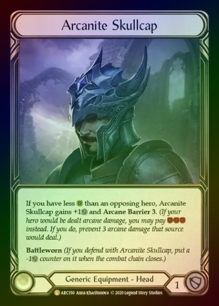 画像1: 【RF】[Generic] Arcanite Skullcap [UL-ARC150-L] Rainbow Foil (1)
