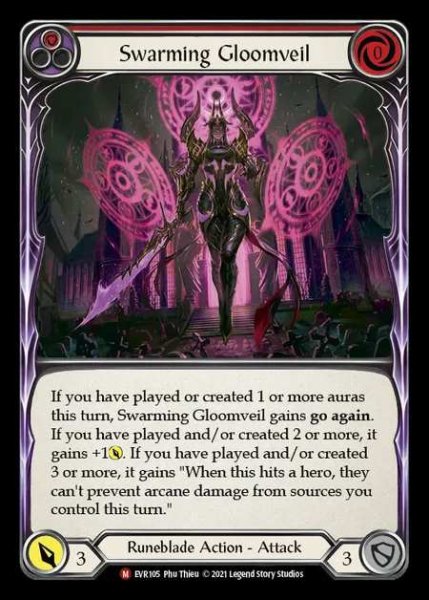 画像1: [Runeblade] Swarming Gloomveil [EVR105-M] (1)