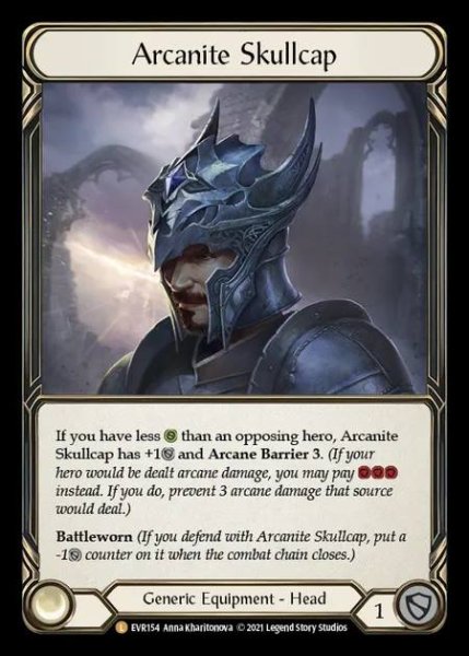 画像1: [Generic] Arcanite Skullcap [EVR154-L]+BB2:B47 (1)