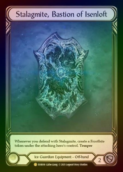 画像1: 【CF】[Guardian] Stalagmite, Bastion of Isenloft [EVR018-L] Cold Foil (1)