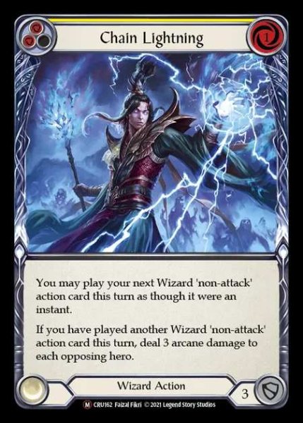 画像1: [Wizard] Chain Lightning [UL-CRU162-M] (1)