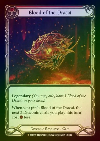画像1: 【RF】[Draconic] Blood of the Dracai [UPR000-F] Rainbow Foil (1)