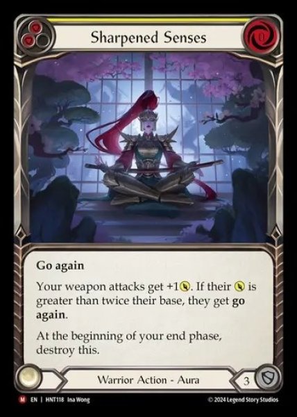 画像1: 【EN】[Warrior] 研ぎ澄まし/Sharpened Senses [HNT118-M] (1)