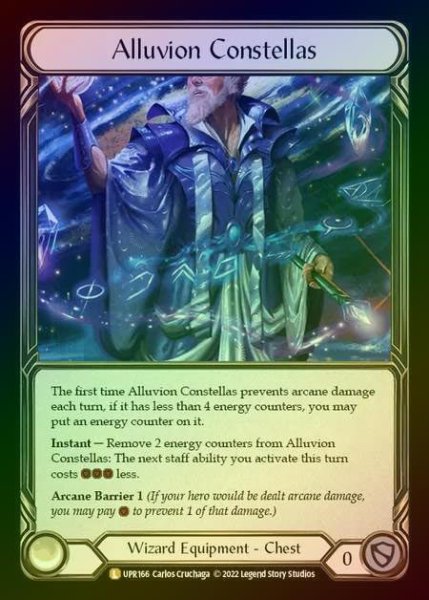 画像1: 【RF】[Wizard] Alluvion Constellas [UPR166-L] Rainbow Foil (1)
