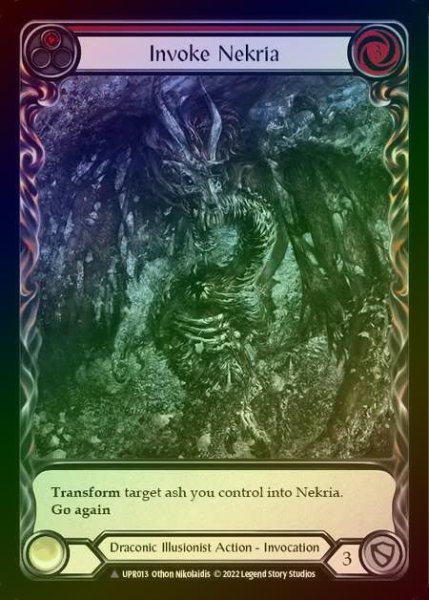 画像1: 【CF】[Draconic Illusionist] Invoke Nekria [UPR013-Marvel] (red) Cold Foil (1)