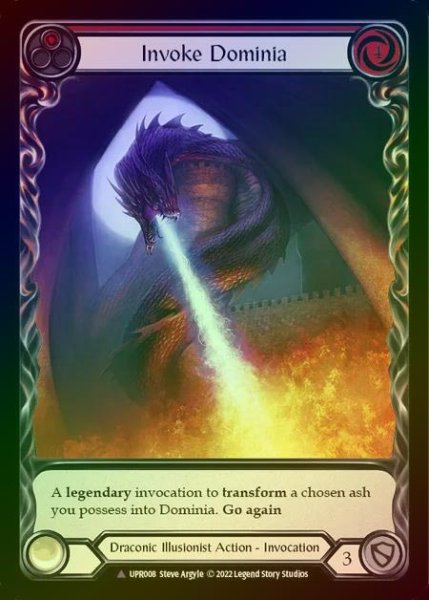 画像1: 【CF】[Draconic Illusionist] Invoke Dominia [UPR008-Marvel] Cold Foil (1)