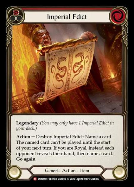 画像1: [Generic] Imperial Edict [DYN240-M] (1)