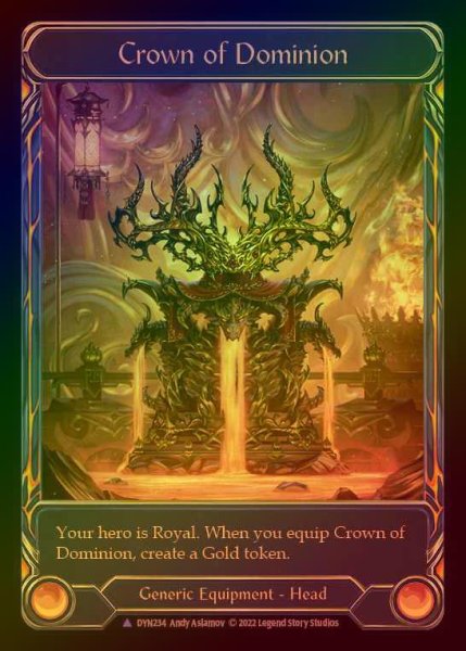 画像1: ★SALE★【CF】[Generic] Crown of Dominion [DYN234-Marvel] Cold Foil (1)