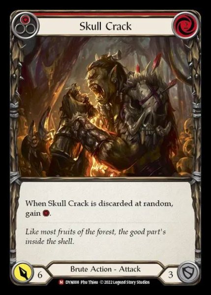 画像1: [Brute] Skull Crack [DYN008-M] (1)