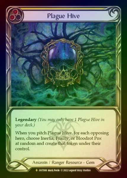 画像1: 【RF】[Assassin Ranger] Plague Hive [OUT000-F] Rainbow Foil (1)