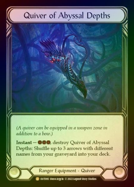 画像1: 【CF】[Ranger] Quiver of Abyssal Depths [OUT095-L] Cold Foil (1)