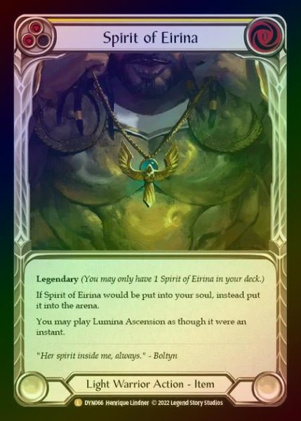 画像1: 【CF】[Warrior] Spirit of Eirina [DYN066-L] Cold Foil (1)
