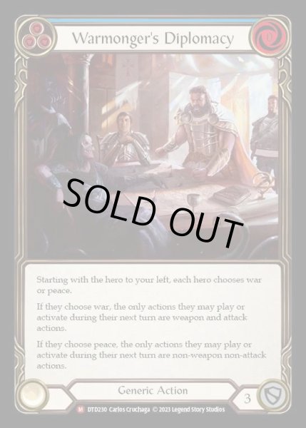 画像1: ★SALE★[Generic] Warmonger's Diplomacy [DTD230-M] (1)