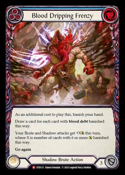 画像1: [Shadow Brute] Blood Dripping Frenzy [DTD111-M] (1)
