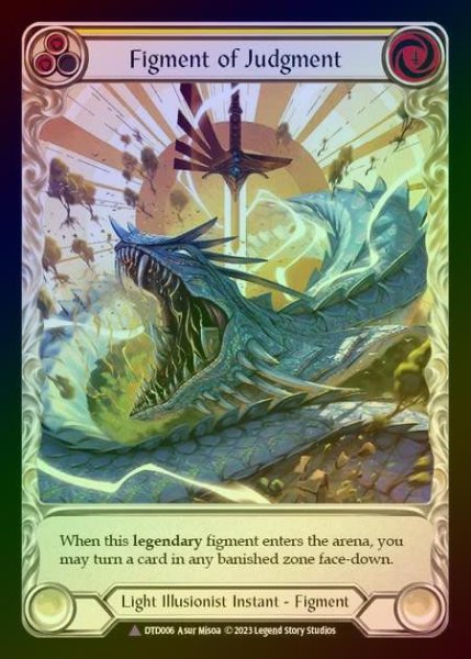 画像1: 【CF】[Light Illusionist] Figment of Judgment // Themis, Archangel of Judgment [DTD006-Marvel] Cold Foil (1)