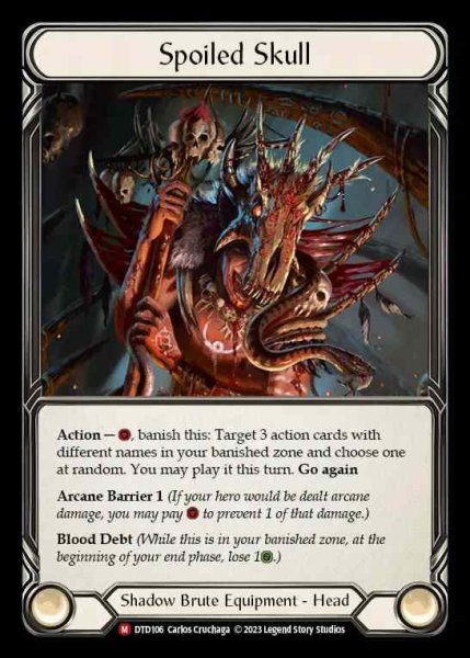 画像1: [Shadow Brute] Spoiled Skull [DTD106-M] (1)