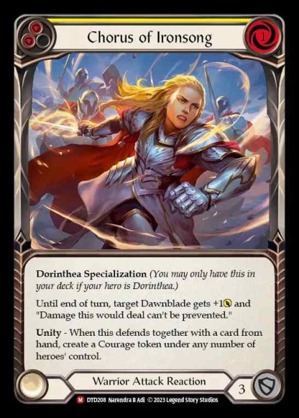 画像1: [Warrior] Chorus of Ironsong [DTD208-M] (1)