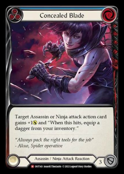 画像1: [Assassin Ninja] Concealed Blade [OUT143-M] (1)