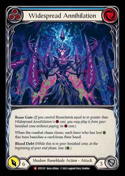 画像1: [Shadow Runeblade] Widespread Annihilation [DTD137-M] (1)