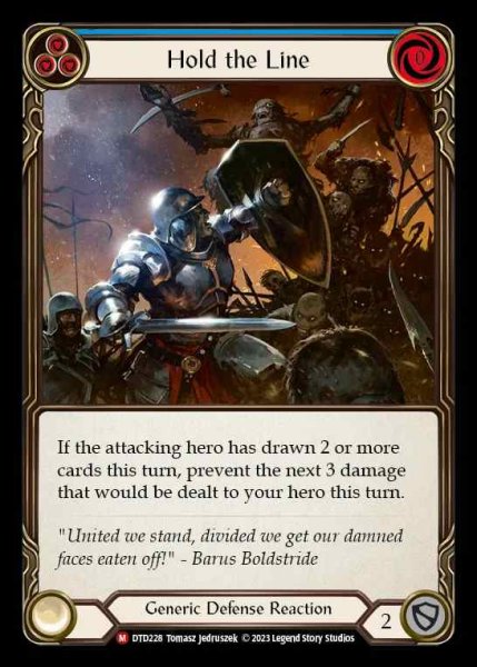 画像1: [Generic] Hold the Line [DTD228-M] (1)