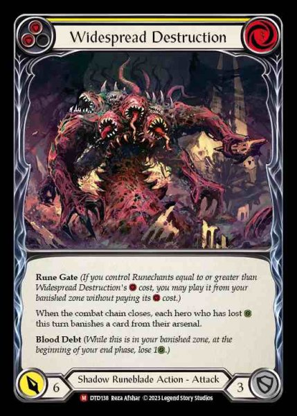 画像1: [Shadow Runeblade] Widespread Destruction [DTD138-M] (1)