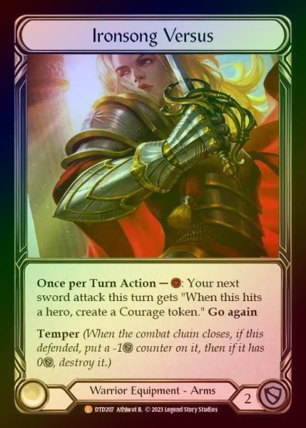 画像1: 【CF】[Warrior] Ironsong Versus [DTD207-L] Cold Foil (1)