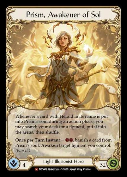 画像1: [Light Illusionist] Prism, Awakener of Sol [DTD001-M] (1)
