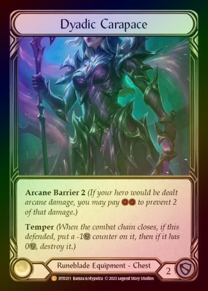 画像1: 【RF】[Runeblade] Dyadic Carapace [DTD211-L] Rainbow Foil (1)