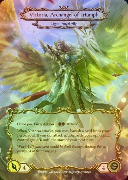 画像2: 【CF】[Light Illusionist] Figment of Triumph // Victoria, Archangel of Triumph [DTD011-Marvel] Cold Foil (2)
