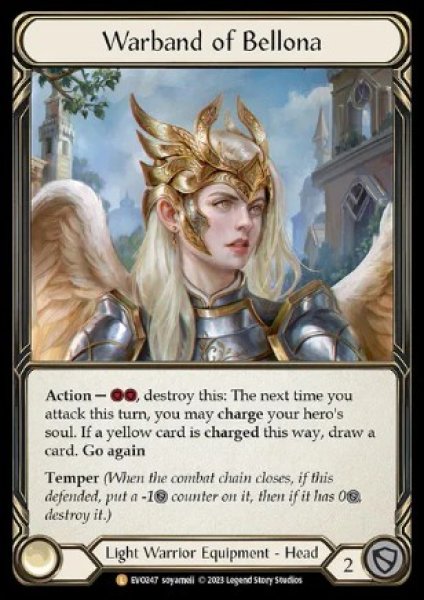 画像1: 【RF】[Light Warrior] Warband of Bellona [EVO247-L] Rainbow Foil (1)