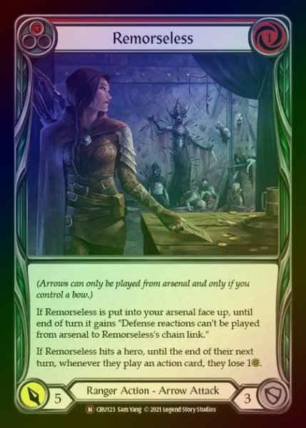 画像1: 【RF】[Ranger] Remorseless [UL-CRU123-M] Rainbow Foil (1)