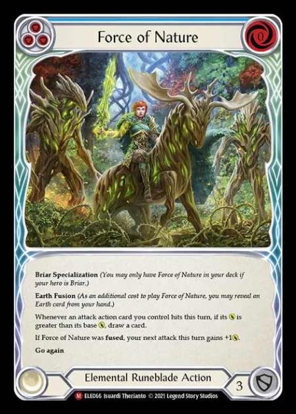 画像1: [Elemental Runeblade] Force of Nature [1st-ELE066-M] (1)