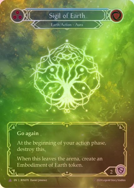 画像1: 【CF】【EN】[Earth] 大地の印/Sigil of Earth [ROS070-Marvel] (1)
