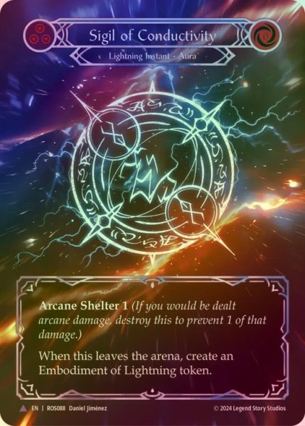 画像1: 【CF】【EN】[Lightning] 導電の印/Sigil of Conductivity [ROS088-Marvel] (1)