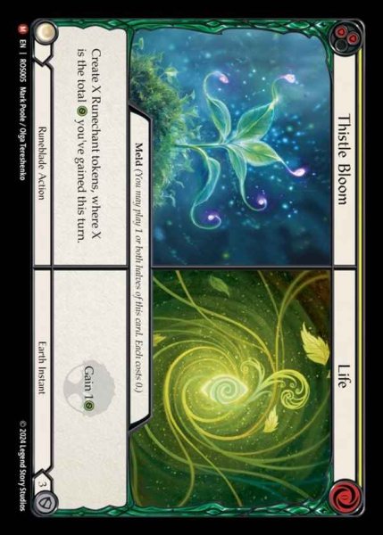 画像1: 【EN】[Runeblade/Earth] 棘の花+生命/Thistle Bloom+Life [ROS005-M] (1)