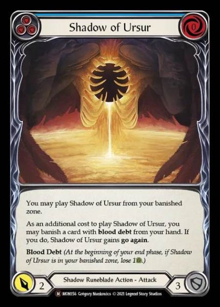 画像1: [Shadow Runeblade] Shadow of Ursur [UL-MON156-M] (1)