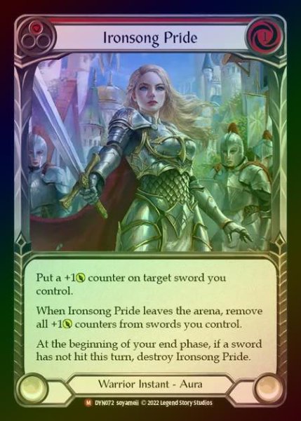 画像1: 【RF】[Warrior] Ironsong Pride [DYN072-M] Rainbow Foil (1)