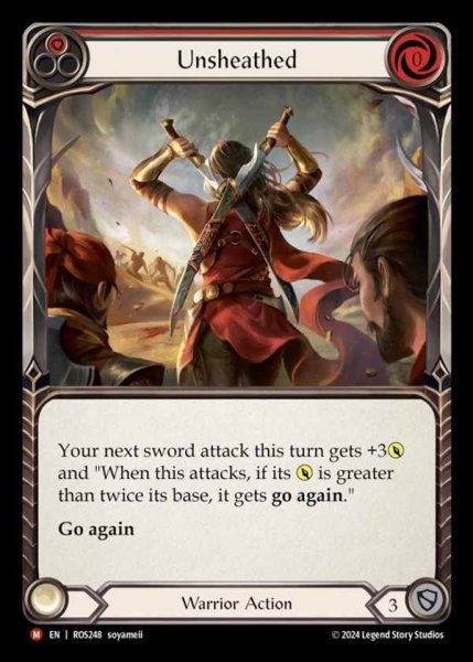 画像1: 【EN】[Warrior] 刀身の解放/Unsheathed [ROS248-M] (1)