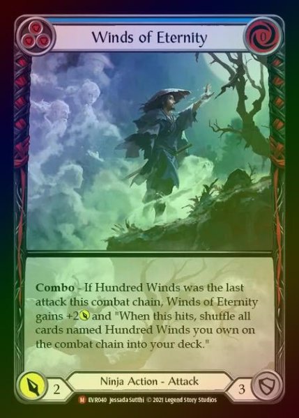 画像1: 【RF】[Ninja] Winds of Eternity (Extended Art) [EVR040-M] Rainbow Foil (1)