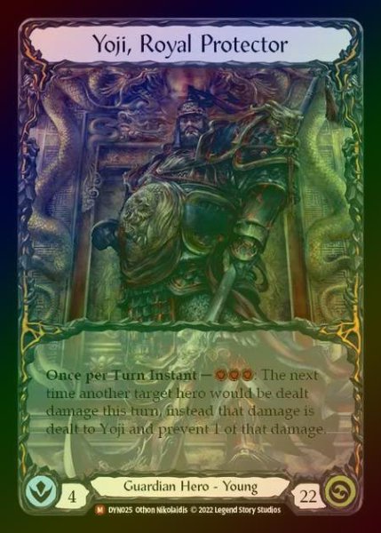 画像1: 【RF】[Guardian] Yoji, Royal Protector [DYN025-M] Rainbow Foil (1)