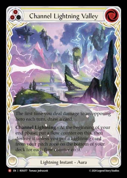 画像1: 【EN】[Lightning] 稲妻峡谷の導き/Channel Lightning Valley [ROS077-M] (1)